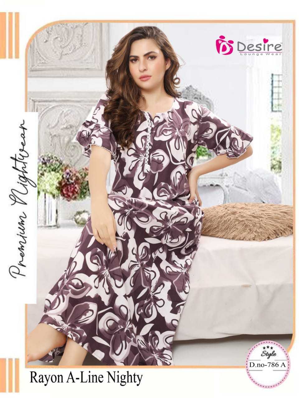 YNF REYON LAD RAYON WHOLESALE NIGHT WEAR MANUFACTURER